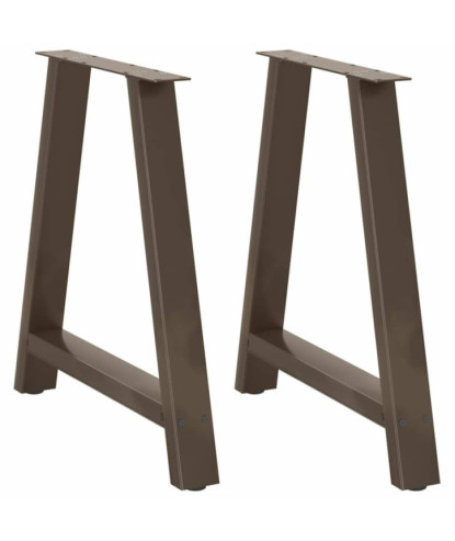 Picioare de masă în formă de A, 2 buc., 70x(72-73) cm, oțel - WOODBB2167