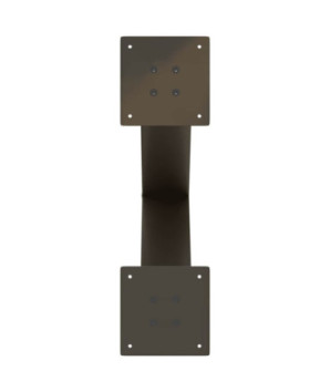 Picioare de masă în formă de X, 2 buc., oțel natural, 50x(72-73) cm - WOODBB2168