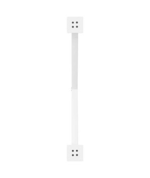 Picioare de masă în formă de X, 2 buc., alb, 90x(72-73) cm, oțel - WOODBB2169