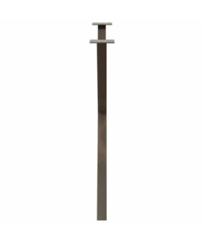Picioare de masă în formă de X, 2 buc., oțel natural, 90x(72-73) cm - WOODBB2170