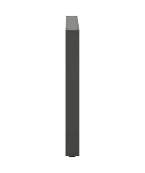 Picioare masă de sufragerie antracit, 2 buc., 70x(72-73) cm, oțel - WOODBB2183