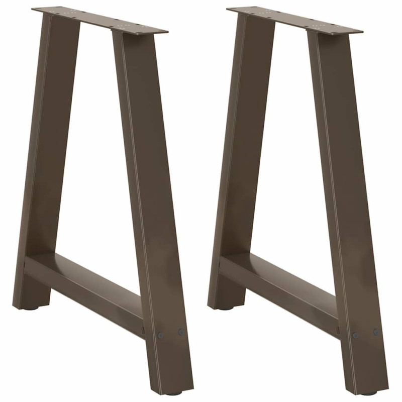 Picioare de masă în formă de A, 2 buc., 80x(72-73) cm, oțel - WOODBB2184