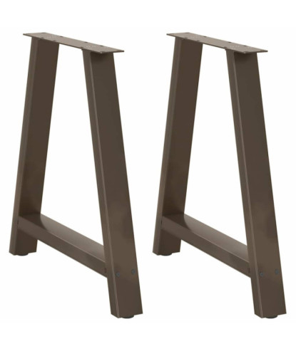 Picioare de masă în formă de A, 2 buc., 80x(72-73) cm, oțel - WOODBB2184