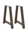 Picioare de masă în formă de A, 2 buc., 80x(72-73) cm, oțel - WOODBB2184