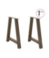 Picioare de masă în formă de A, 2 buc., 80x(72-73) cm, oțel - WOODBB2184