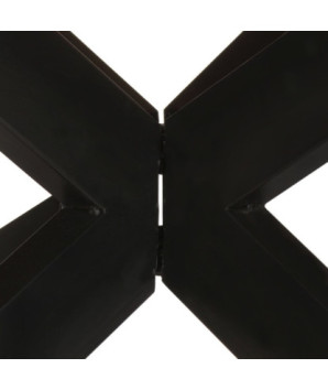 Masă de bucătărie, 175x75 cm, lemn reciclat, rotundă - WOODBB234