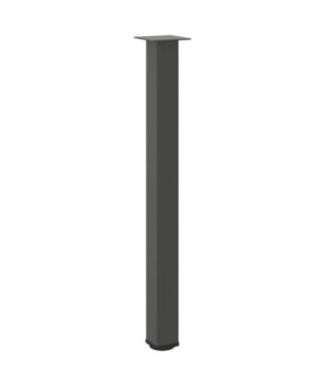 Picioare de masă de bar, antracit, 4 buc., 100-102 cm, oțel - WOODBB2186