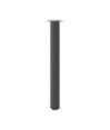 Picioare de masă de bar, antracit, 4 buc., 100-102 cm, oțel - WOODBB2186