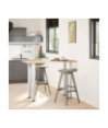 Picioare de masă de bar, 4 buc., alb, 90-92 cm, oțel - WOODBB2187 Picioare de masă de bar, 4 buc., alb, 90-92 cm, oțel - WOODBB2187