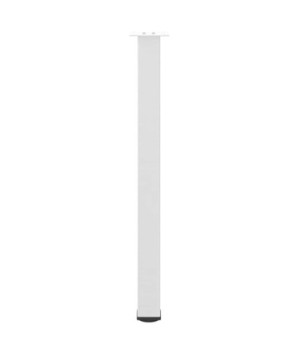 Picioare de masă de bar, 4 buc., alb, 90-92 cm, oțel - WOODBB2187