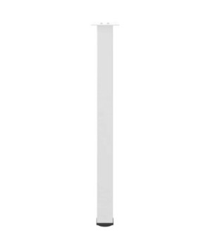Picioare de masă de bar, 4 buc., alb, 90-92 cm, oțel - WOODBB2187