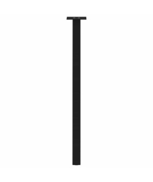 Picioare masă consolă, 4 buc., negru, 72 cm, oțel - WOODBB2188