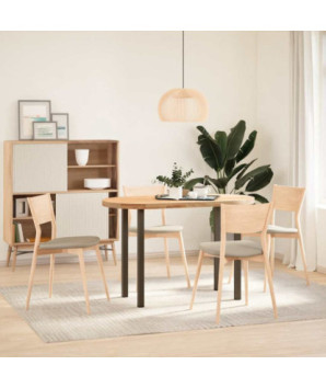Picioare masă consolă, 4 buc., oțel natural, 72-74 cm - WOODBB2189