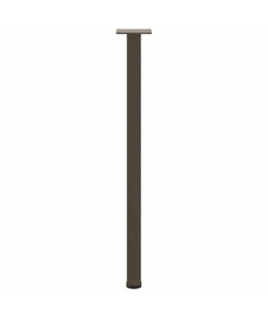 Picioare masă consolă, 4 buc., oțel natural, 72-74 cm - WOODBB2189