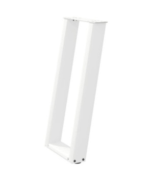 Picioare de masă consolă în formă de U, 2 buc., alb, 28x(72-73) cm, oțel - WOODBB2190