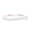 Saltea cu arcuri bonnell, fermitate medie, 140x200 cm - WOODBB2197 Saltea cu arcuri bonnell, fermitate medie, 140x200 cm - WOODBB2197