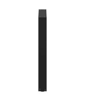Picioare de masă în formă de U, 3 buc., negru, 70x(72-73) cm, oțel - WOODBB2202