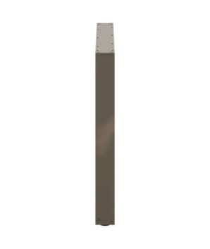 Picioare de masă în formă de U, 2 buc., oțel natural, 100 x (72-73) cm - WOODBB2203