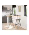 Picioare de masă de bar în formă de U, 2 buc., alb, 60 x (110-111) cm, oțel - WOODBB2205 Picioare de masă de bar în formă de U, 2 buc., alb, 60 x (110-111) cm, oțel - WOODBB2205