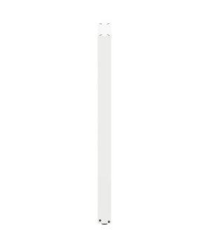 Picioare de masă de bar în formă de U, 2 buc., alb, 60 x (110-111) cm, oțel - WOODBB2205