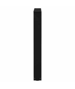 Picioare de masă în formă de V, 2 buc., negru, 70x(72-73,3) cm, oțel - WOODBB2207