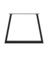 Picioare de masă în formă de V, 2 buc., negru, 100 x (72-73,3) cm, oțel - WOODBB2210 Picioare de masă în formă de V, 2 buc., negru, 100 x (72-73,3) cm, oțel - WOODBB2210