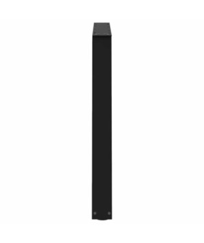 Picioare de masă în formă de V, 2 buc., negru, 100 x (72-73,3) cm, oțel - WOODBB2210