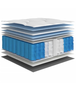 Saltea cu arcuri buzunar, fermitate medie, 70x200 cm - WOODBB2217