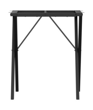 Picioare masă de sufragerie X-Frame 60x50x73 cm Oţel, cu aspect industrial - WOODBB2221