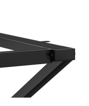 Picioare masă de sufragerie X-Frame 60x50x73 cm Oţel, cu aspect industrial - WOODBB2221