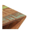 Masă laterală, 35x35x55 cm, lemn reciclat, cu aspect rustic - WOODBB238 Masă laterală, 35x35x55 cm, lemn reciclat, cu aspect rustic - WOODBB238