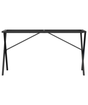 Picioare masă de sufragerie X-Frame 140x60x73 cm Oţel, cu aspect industrial - WOODBB2224