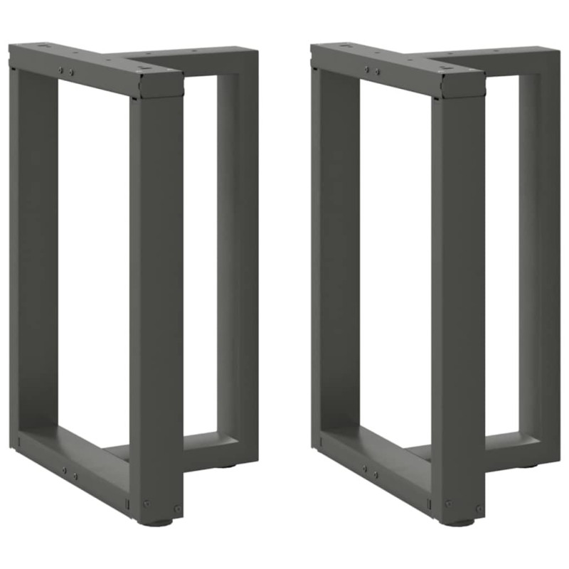 Picioare de masă în formă de T, 2 buc., antracit, 50x35x(72-73) cm, oțel - WOODBB2225 Picioare de masă în formă de T, 2 buc., antracit, 50x35x(72-73) cm, oțel - WOODBB2225