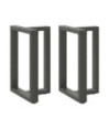 Picioare de masă în formă de T, 2 buc., antracit, 50x35x(72-73) cm, oțel - WOODBB2225 Picioare de masă în formă de T, 2 buc., antracit, 50x35x(72-73) cm, oțel - WOODBB2225
