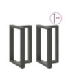 Picioare de masă în formă de T, 2 buc., antracit, 50x35x(72-73) cm, oțel - WOODBB2225 Picioare de masă în formă de T, 2 buc., antracit, 50x35x(72-73) cm, oțel - WOODBB2225