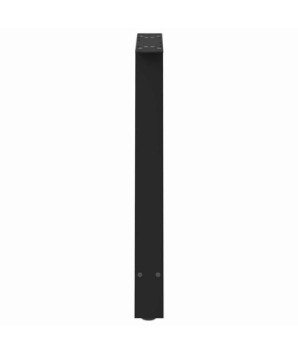 Picioare de masă în formă de A, 2 buc., negru, 80x(72-73) cm, oțel - WOODBB2226