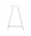 Picioare de masă în formă de A, 2 buc., alb, 60x(72-73) cm, oțel - WOODBB2227 Picioare de masă în formă de A, 2 buc., alb, 60x(72-73) cm, oțel - WOODBB2227