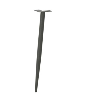 Picioare de masă consolă formă conică 4 buc. antracit 72-73 cm oțel - WOODBB2230