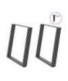 Picioare de masă în formă de U, 2 buc., antracit, 70x(72-73) cm, oțel - WOODBB2242 Picioare de masă în formă de U, 2 buc., antracit, 70x(72-73) cm, oțel - WOODBB2242