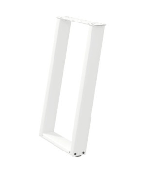 Picioare de masă în formă de U, 2 buc., alb, 60x(72-73) cm, oțel - WOODBB2243