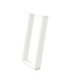 Picioare de masă în formă de U, 2 buc., alb, 60x(72-73) cm, oțel - WOODBB2243