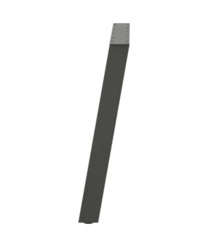 Picioare de masă în formă de U, 2 buc., antracit, 100x(72-73) cm, oțel - WOODBB2244