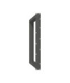 Picioare de masă în formă de U, 2 buc., antracit, 100x(72-73) cm, oțel - WOODBB2244