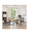 Picioare de masă în formă de U, 2 buc., antracit, 100x(72-73) cm, oțel - WOODBB2248