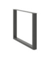 Picioare de masă în formă de U, 2 buc., antracit, 100x(72-73) cm, oțel - WOODBB2248