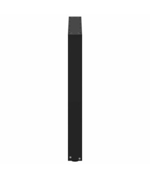 Picioare de masă în formă de U, 3 buc., negru, 90x(72-73) cm, oțel - WOODBB2249