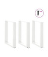 Picioare de masă în formă de U, 3 buc., alb, 70x(72-73) cm, oțel - WOODBB2250 Picioare de masă în formă de U, 3 buc., alb, 70x(72-73) cm, oțel - WOODBB2250