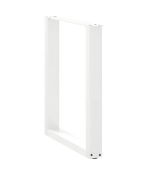 Picioare de masă în formă de U, 3 buc., alb, 70x(72-73) cm, oțel - WOODBB2250