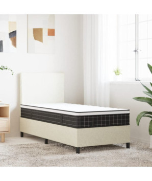 Saltea cu arcuri bonnell Single Size, fermitate medie 90x190 cm - WOODBB2256