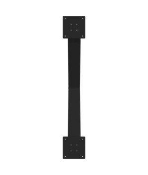 Picioare de masă în formă de X, 2 buc., negru, 90x(72-73) cm, oțel - WOODBB2262